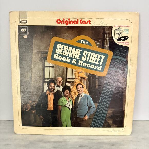 Vintage | The Songs of Sesame Street Original Cast 1970 Storybook Vinyl Record - Picture 1 of 9